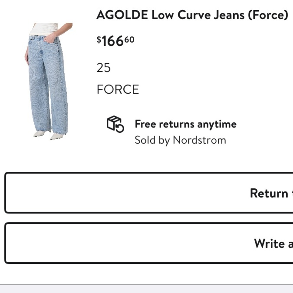 Agolde Light Wash Straight-Leg Jeans — Faded Blue Denim